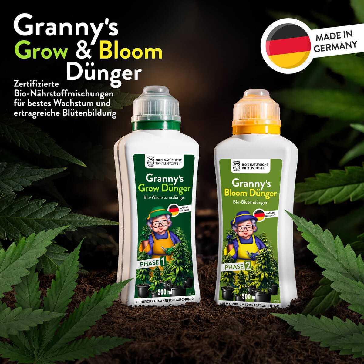 Bio Cannabis Dnger kaufen  Organischer Dnger fr Hanfpflanzen