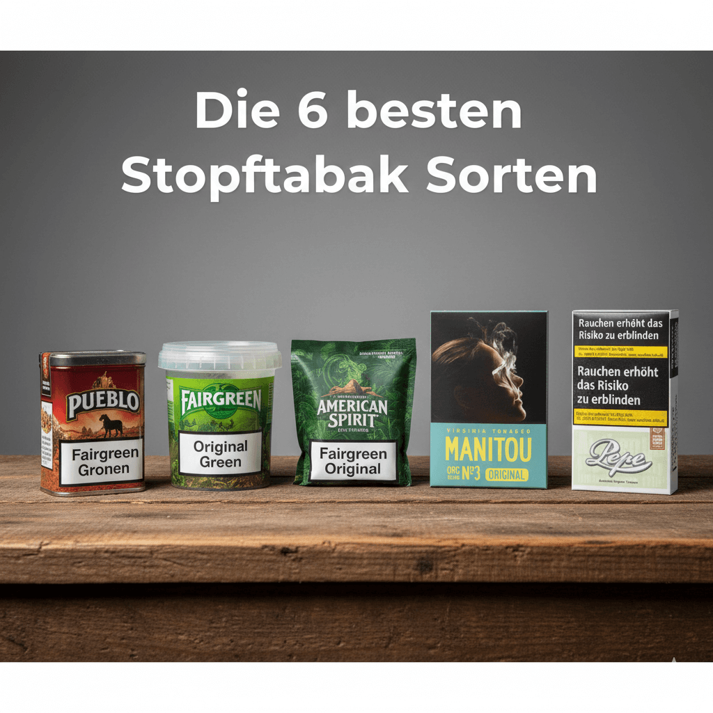Die 6 besten Stopftabak Sorten im Vergleich