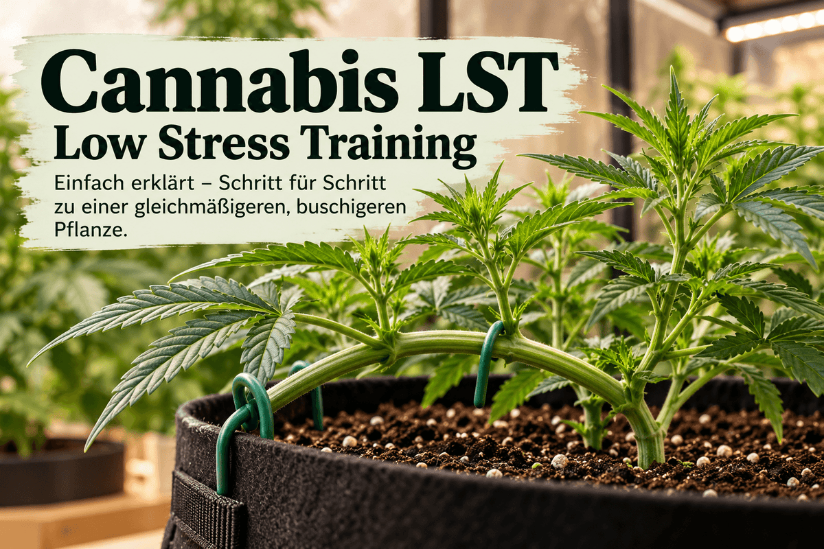 Cannabis LST: Low Stress Training einfach erklärt