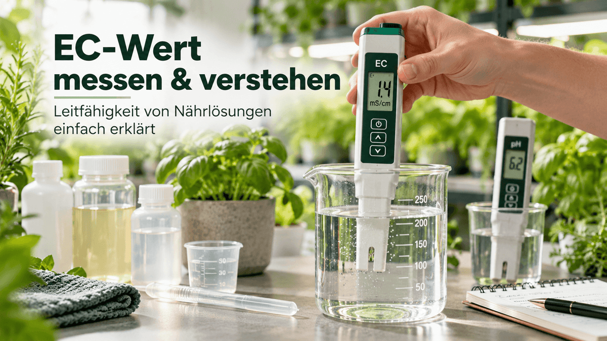 EC-Wert bei Cannabis: Messen, verstehen und richtig einstellen