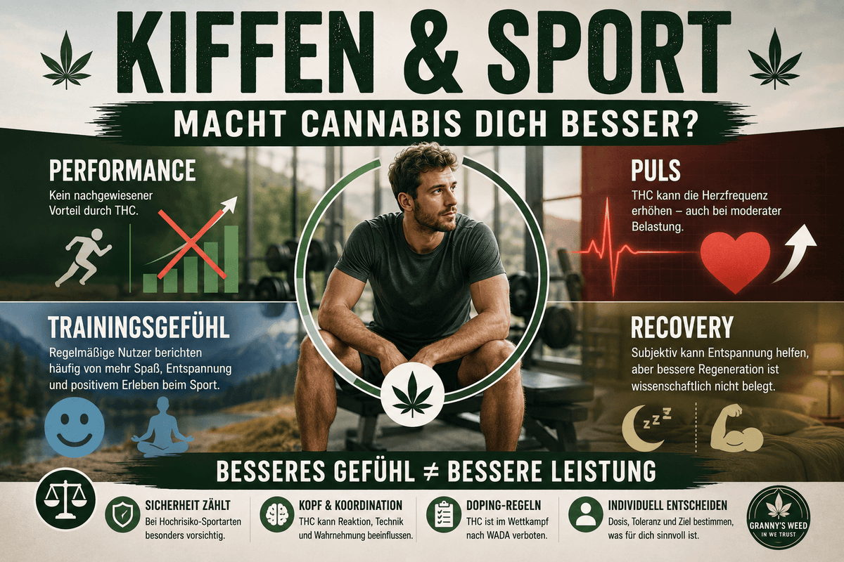 Kiffen und Sport: Was passiert, wenn du bekifft trainierst?