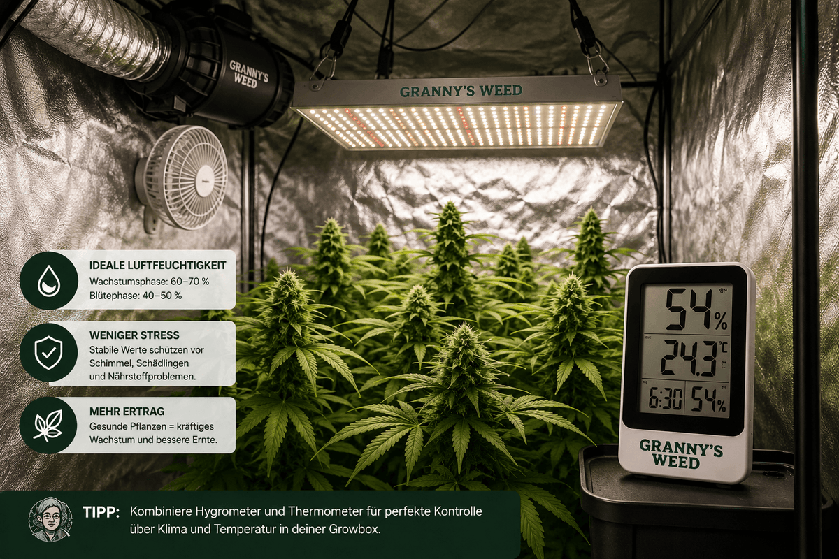 Hygrometer für die Growbox: Welches Messgerät brauchst du?