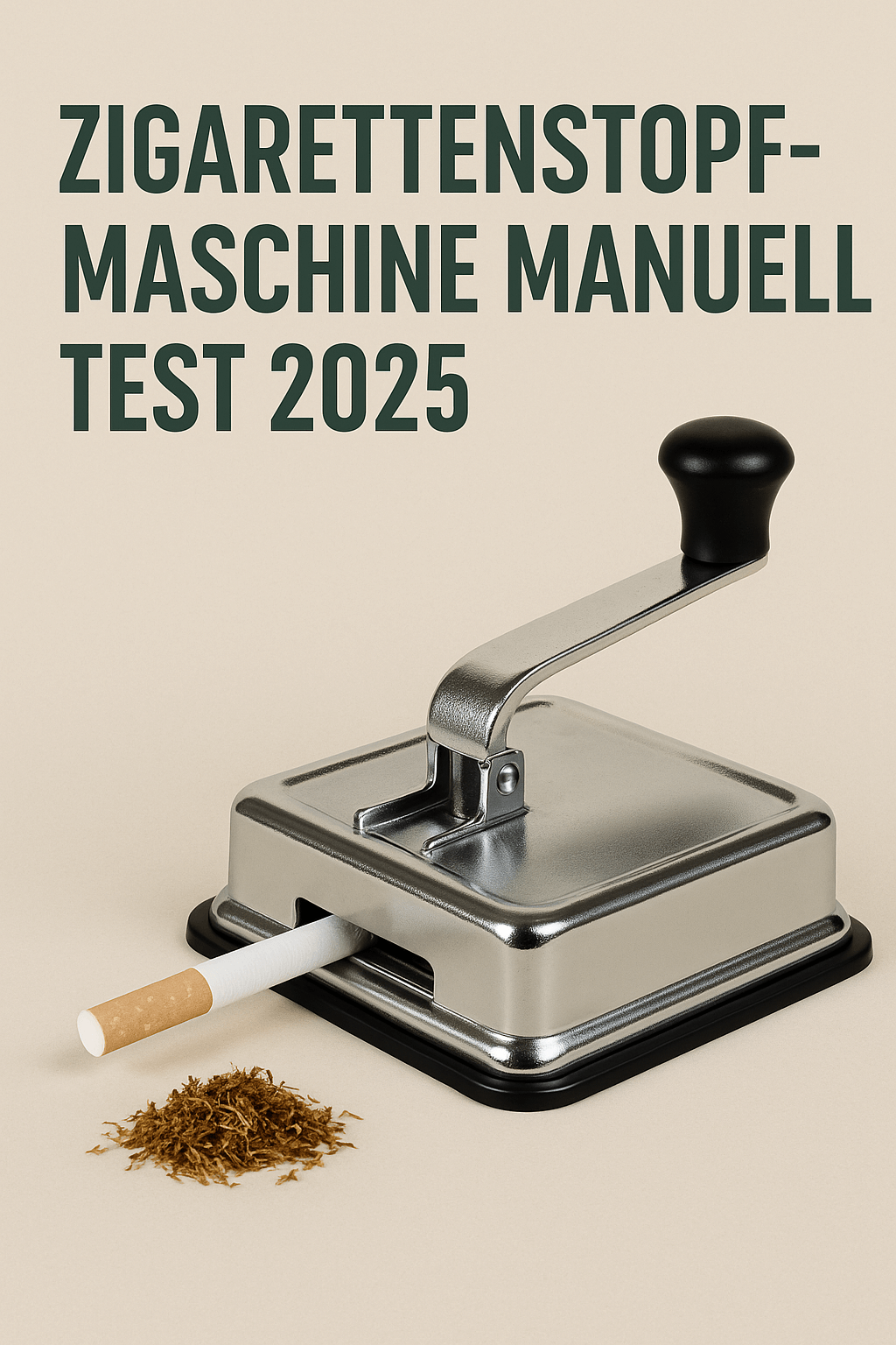 Zigarettenstopfmaschine manuell Test 2026 – Die besten Modelle im Vergleich