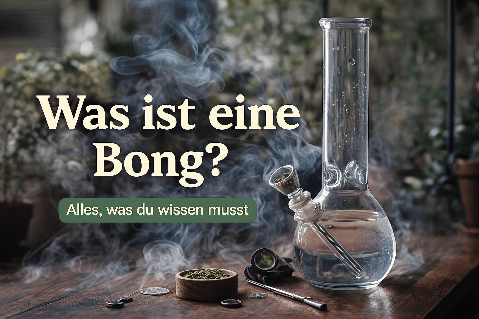 Was ist eine Bong? Funktion, Aufbau & wie man sie richtig nutzt