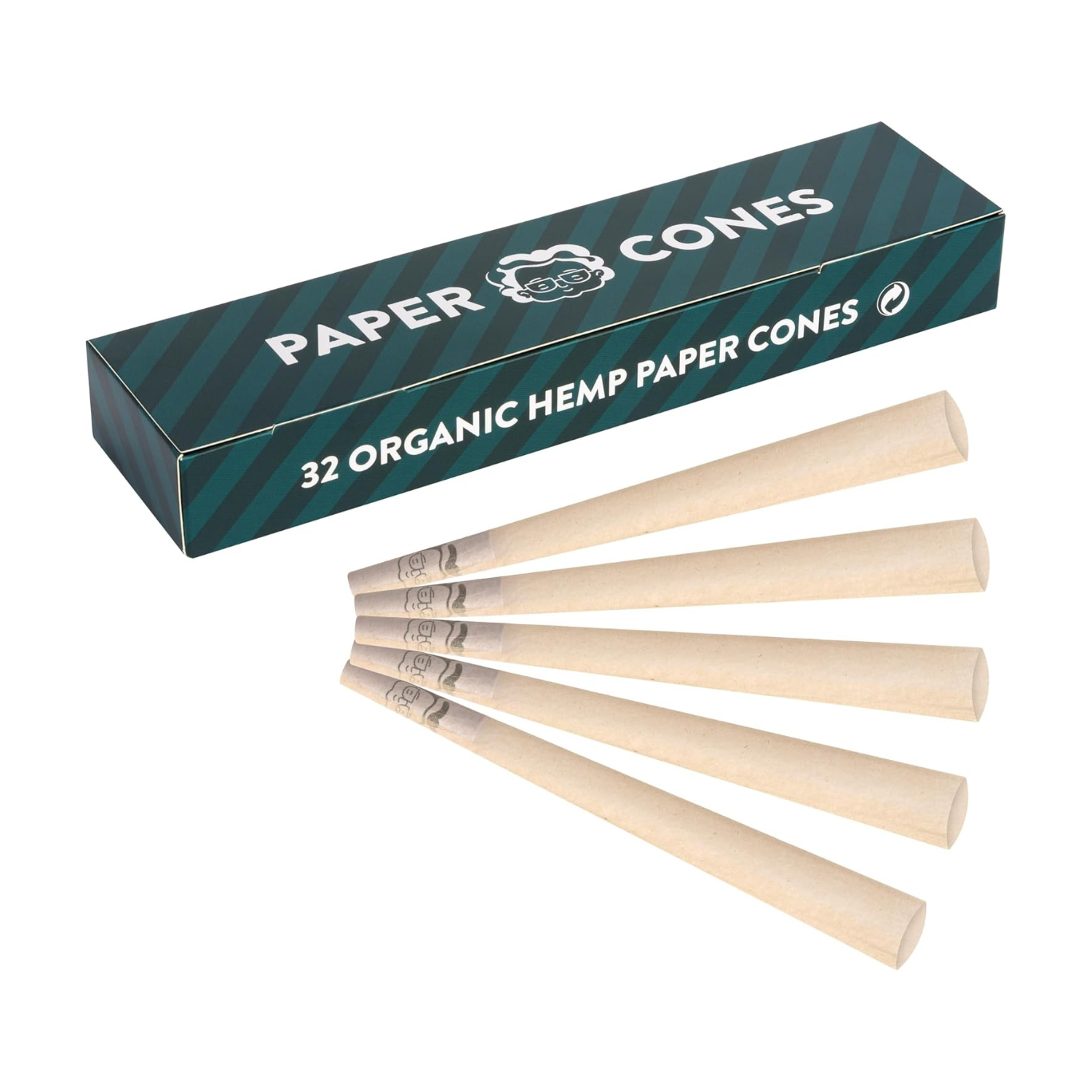 Granny's® Premium Cones 2 x 32 Stück | 109mm King Size Hülsen | Konisch gedreht | Aus Hanfpapier | Vorgerollte Kegeltüten | Fertig zum Befüllen - Grannys Weed