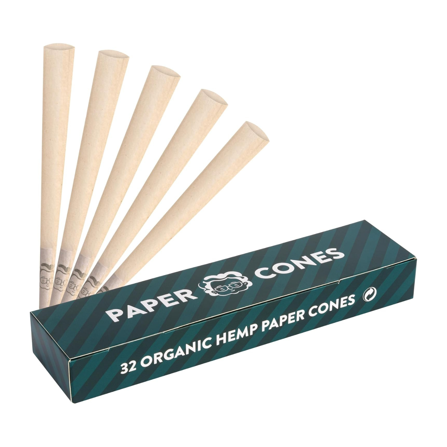 Granny's® Premium Cones 2 x 32 Stück | 109mm King Size Hülsen | Konisch gedreht | Aus Hanfpapier | Vorgerollte Kegeltüten | Fertig zum Befüllen - Grannys Weed