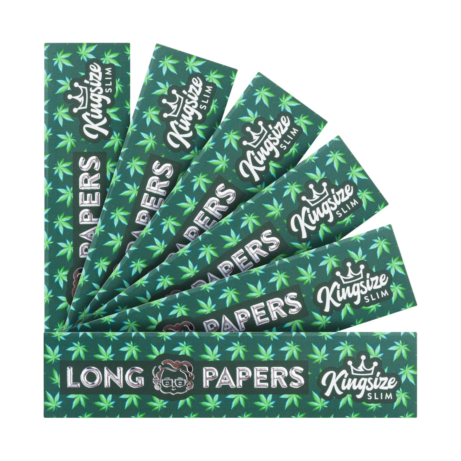 6x Granny's® new Organic Slim Long Papers aus Hanf | 108 x 45 mm | 36 Blatt ungebleicht | King Size | organic hemp - Grannys Weed