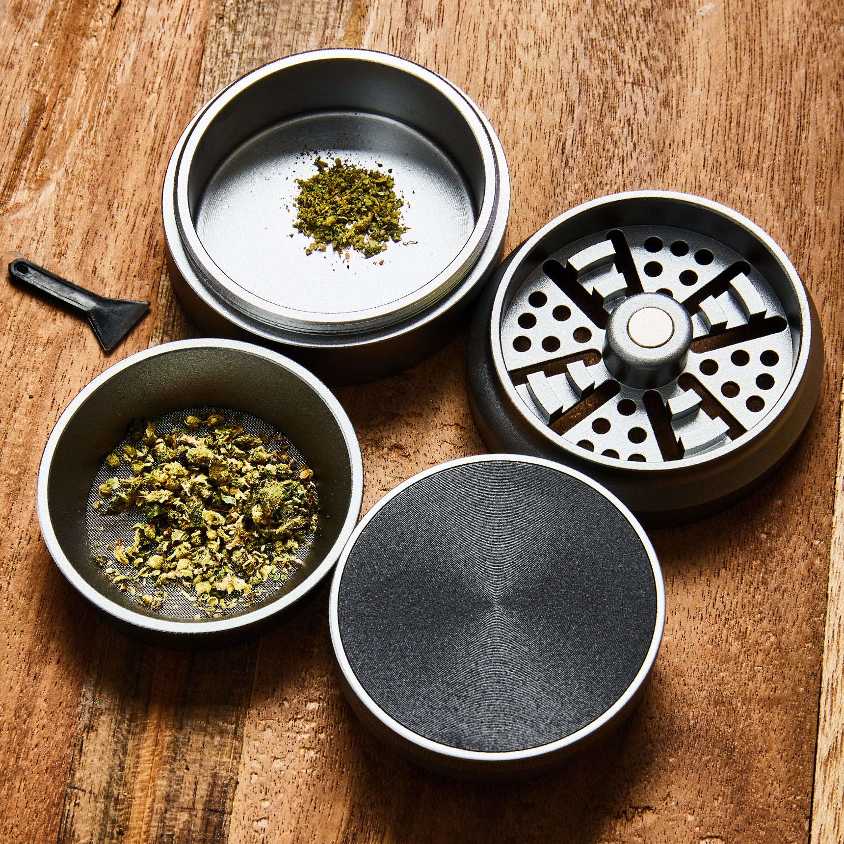 Granny’s Aluminium Grinder 4-teilig – 63 mm