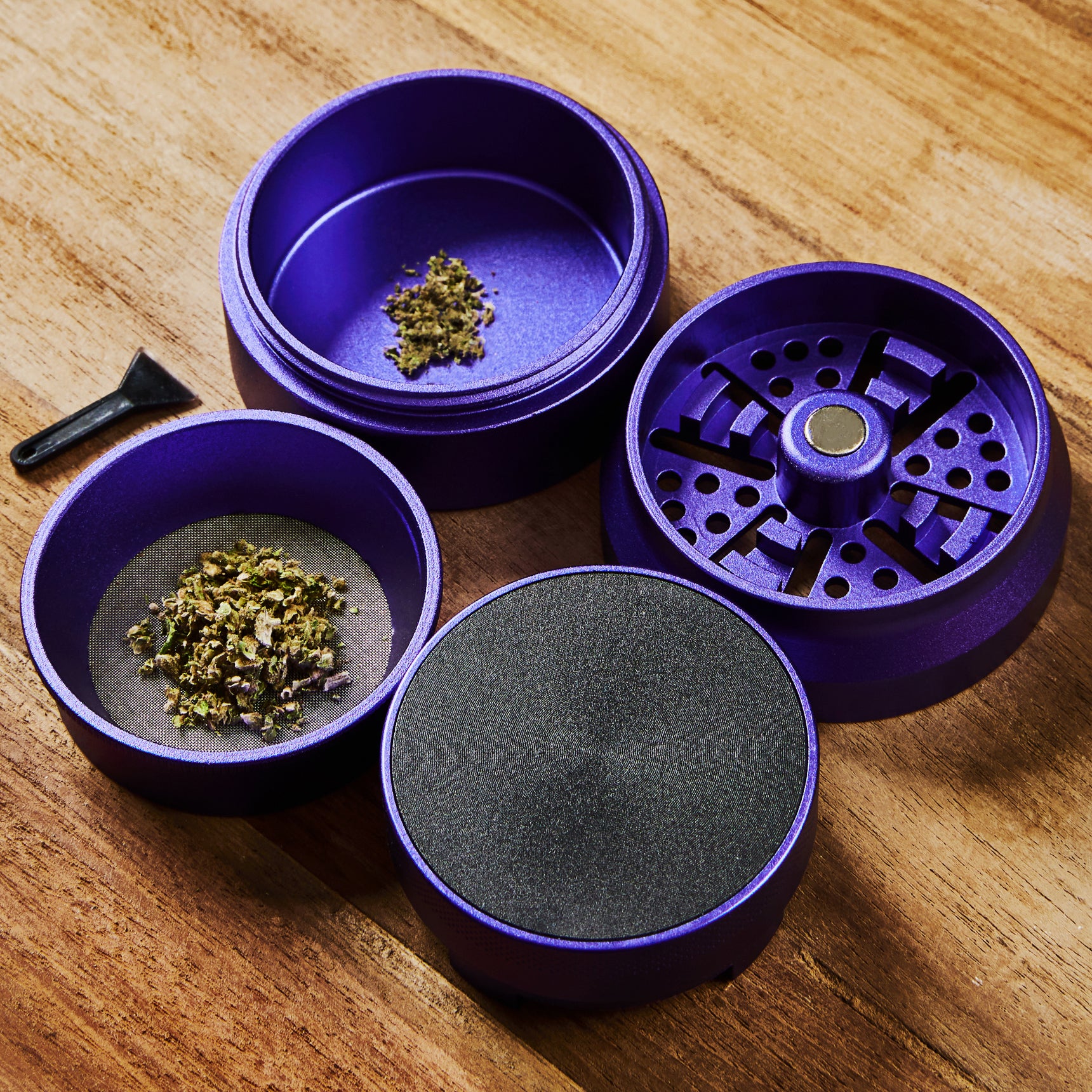 Granny’s Aluminium Grinder 4-teilig – 63 mm