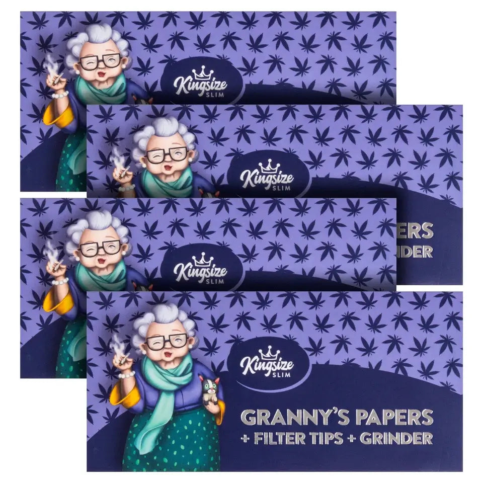 Granny's Papers – mit Filtertips, Grinder Card & Mische-Fach