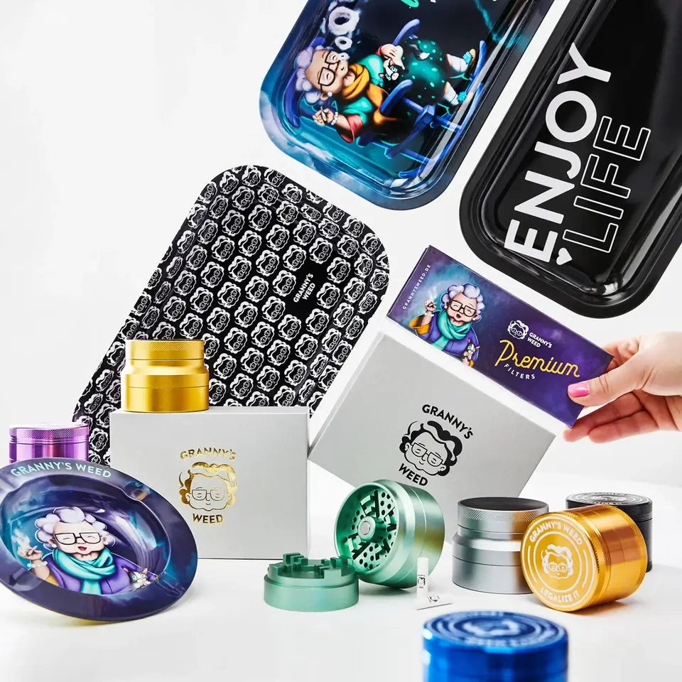 Granny’s Überraschung Set - Grinder garantiert | Warenwert 60 € | Weed Box