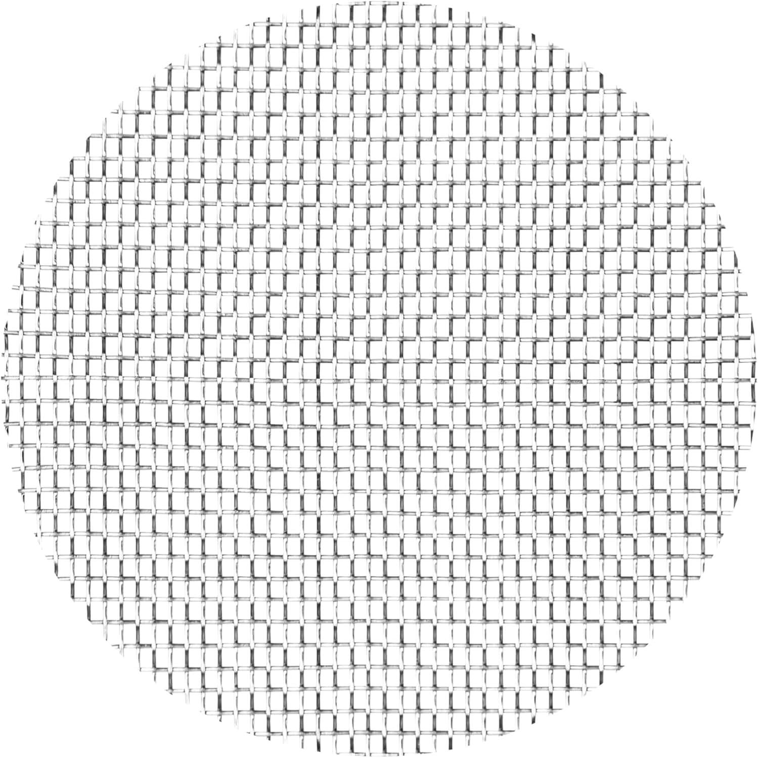 Detailansicht Edelstahl Ersatzsieb fuer 9 mm Holzpfeife